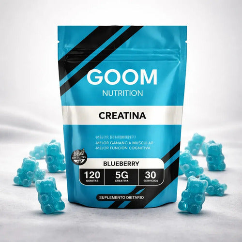 Gomitas Creatina Goom Nutrition Blueberry