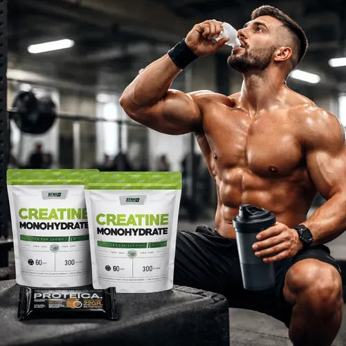 Creatina Monohidratada 600g Polvo Star Nutrition Suplemento Neutro