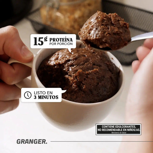 Cupcakes Proteicos Chocolate 360 Gramos Granger