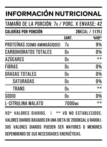 Star Nutrition L-citrulline Malate Oxido Nitrico 300g 3c Neutro