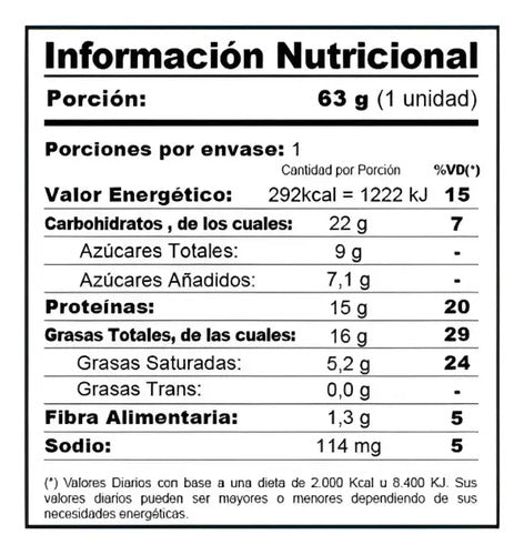 Alfajor Proteico Sigma Bañado 63g Whey + Mani + Chocolate
