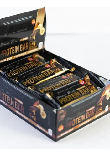 Barrita Proteica Deluxe 15gr Proteina 16 Unidades Sin Tacc Banana Split