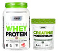Star Nutrition Combo Platinum Whey 1kg + Creatina 300gr Frutilla