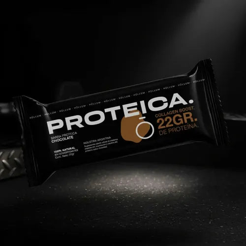 Barritas Proteicas Holsom 22gr Proteina Pack X7 Unidades Chocolate