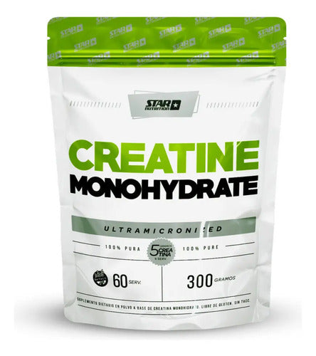 Star Nutrition Combo Platinum Whey 1kg + Creatina 300gr Frutilla