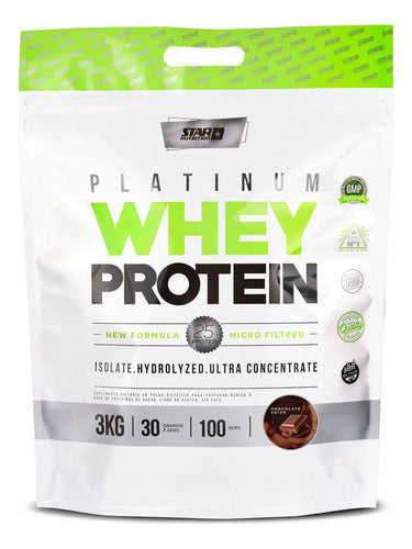 Star Nutrition Platinum Whey Protein 3kg Sabor Chocolate Suizo