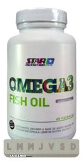 Omega 3 Fish Oil Star Nutrition Con 60 Cápsulas Sin Sabor + Pastillero Legend Nutrition