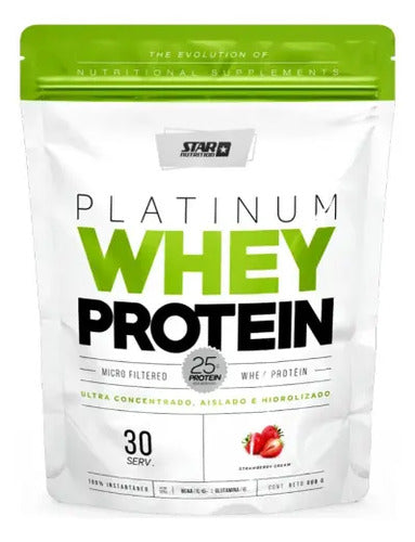 Star Nutrition Platinum Combo Whey Protein2lb+creatina 300gr Frutilla