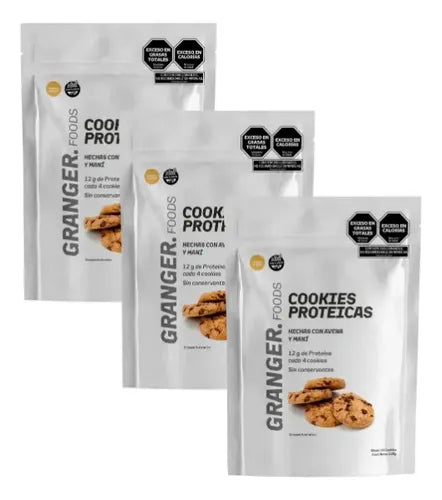 Cookies Proteicos Con Chips De Chocolate Granger X220 (x3)