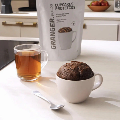 Cupcakes Proteicos Chocolate 360 Gramos Granger